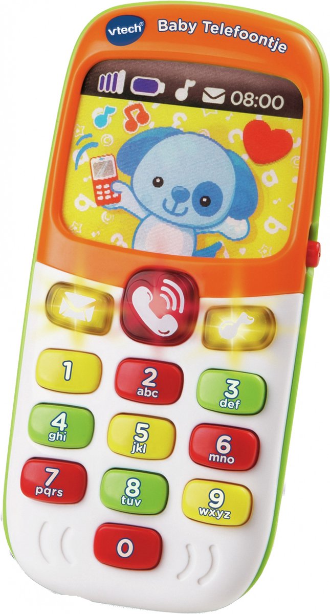 VTech Baby Telefoon - Cadeau - Interactief Speelgoed - Educatief Kindertelefoon - Cadeau - Oranje