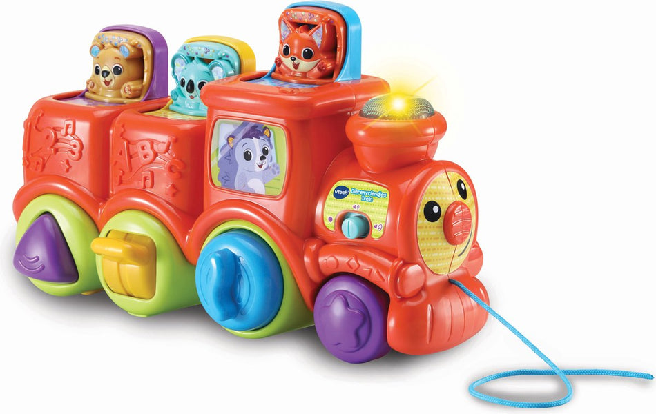 VTech Baby Dierenvriendjes Speelgoed Trein - Interactief enamp; Educatief Babyspeelgoed - Activity-Center - Cadeau - Speelgoed 6 Maanden tot 3 Jaar