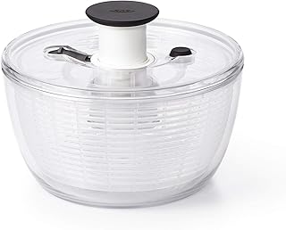 Oxo Good Grips 4.0 Mini Saladespinner, transparant, klein - kom 2,7 L, 1,9 L mand