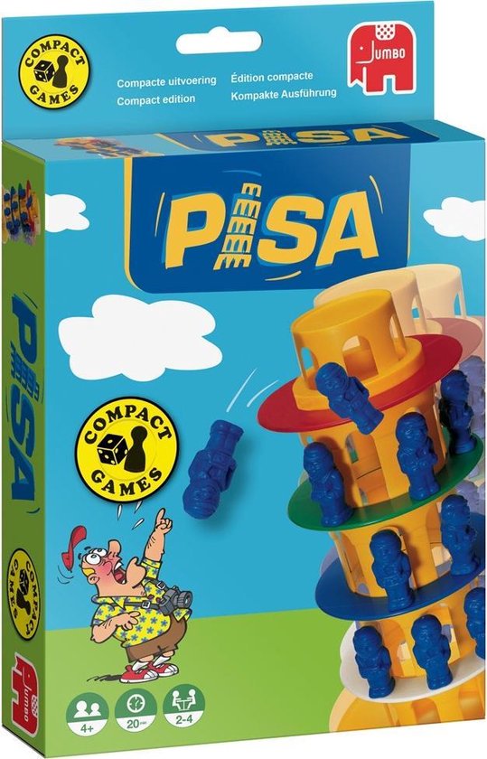 Jumbo - Toren Van Pisa - Reiseditie - Actiespel - Ideaal reisspel