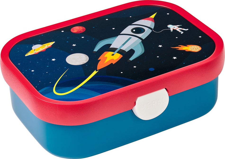 Mepal lunchbox Campus – Broodtrommel met vakjes voor kinderen – Geschikt voor 4 boterhammen – Space